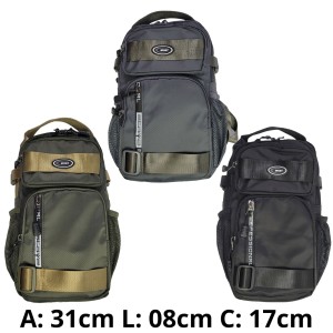 D200*CX120 MOCHILA TRANSVERSAL PARA USO DIARIO COM A SUPERFICIE EXTERIOR EM MATERIAL DE P