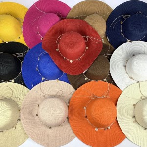 JLMY-55*CX120 CHAPÉU DE PRAIA COM ABA E COPA