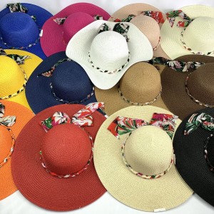 JLMY-28*CX120 CHAPÉU DE PRAIA COM ABA E COPA