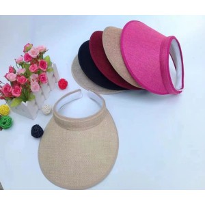 ZAPYM-0091*CX300 CHAPÉU TIPO VISEIRA EM FIBRA SINTÉTICA (POLIÉSTER)