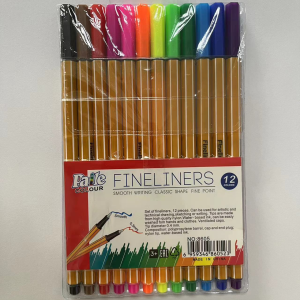 8605*CX240 CANETA PONTA FINA 12 CORES