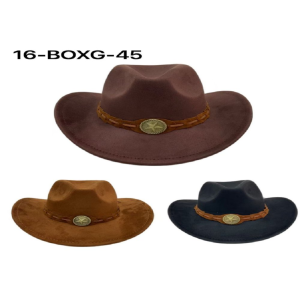 16-BOXG-45*CX120  CHAPÉU COM ABA E COPA