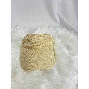 11LAN-BEGE*CX400 CHAPÉU COM ABA E SEM COPA TIPO VISEIRA