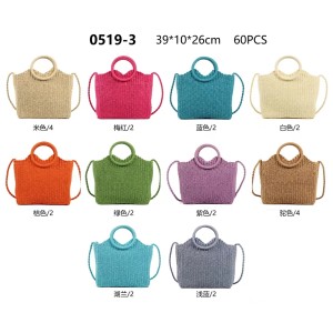 B9031*CX60 BOLSA DE PRAIA FEMININA ALÇA DE MÃO E LATERAL