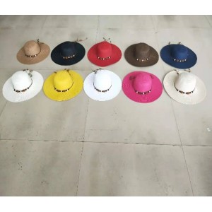 JLMY-10*CX120 CHAPÉU DE PRAIA COM ABA E COPA