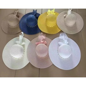 JLMY-31*CX120 CHAPÉU DE PRAIA COM ABA E COPA